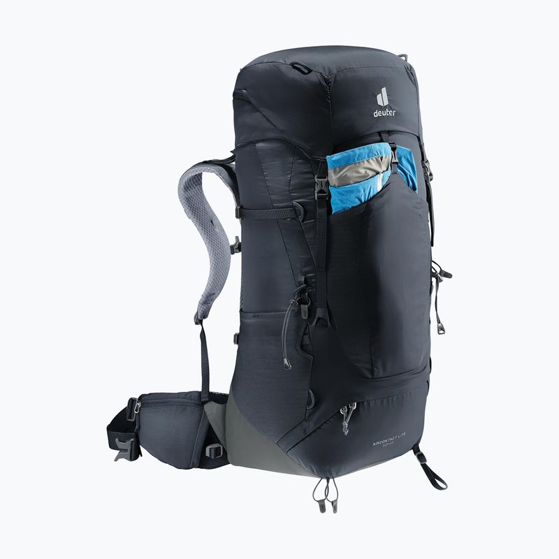 Turistický batoh deuter Aircontact Lite 50 + 10 l black/graphite 9