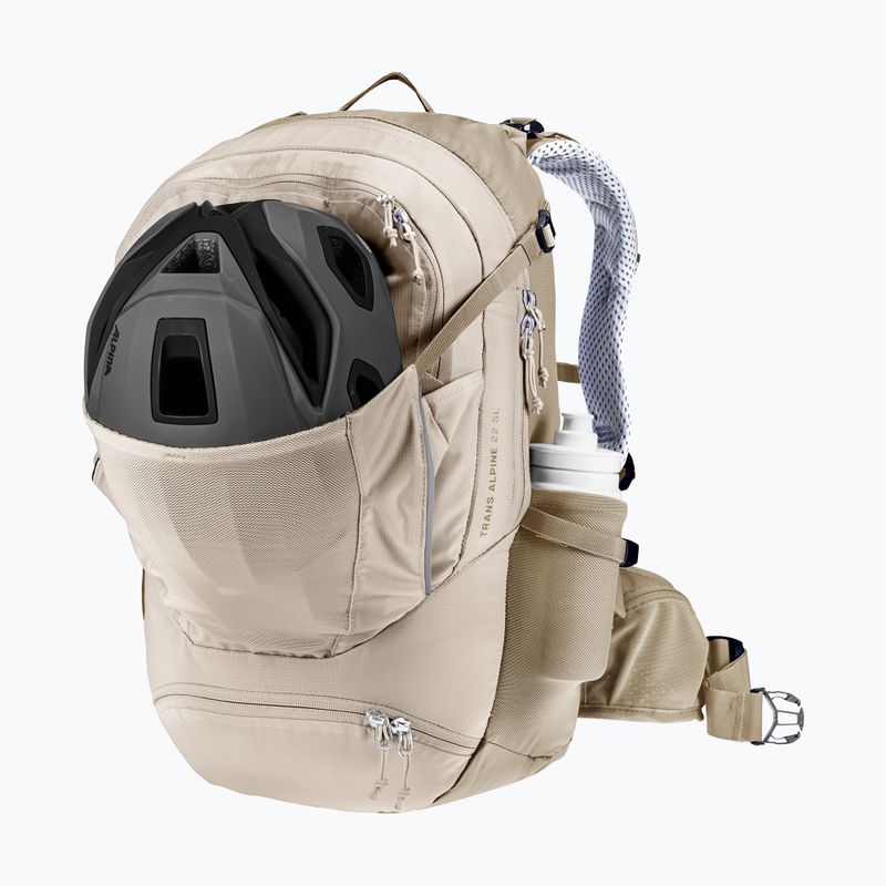 Dámsky cyklistický batoh deuter Trans Alpine 22 l SL alu/greystone 7