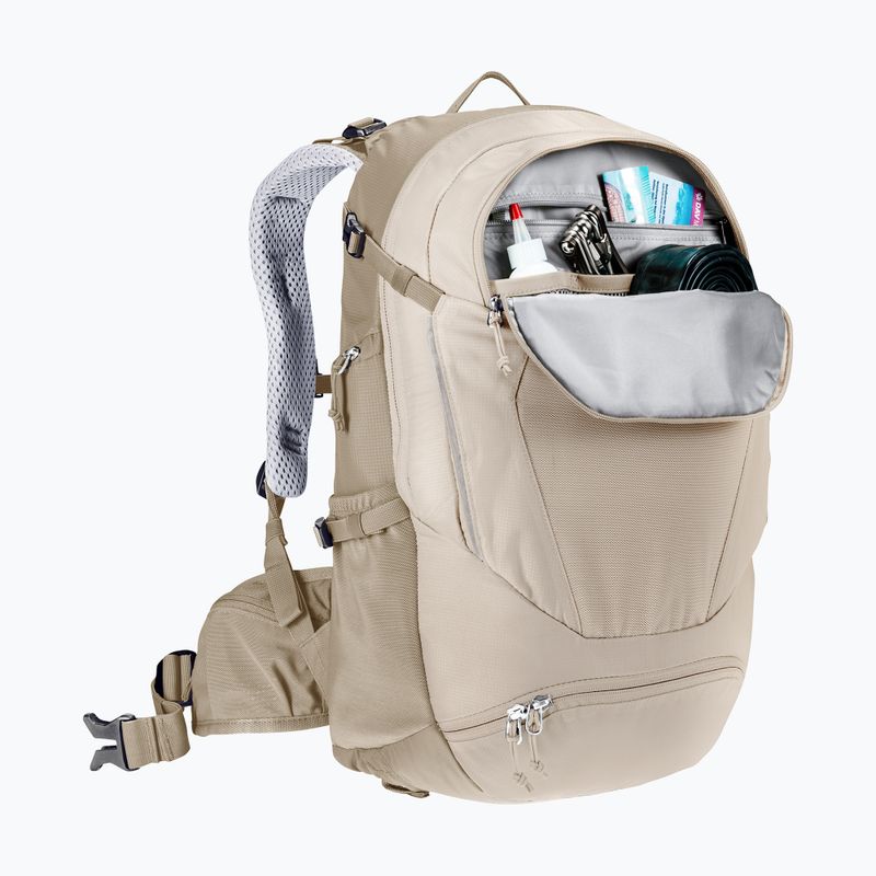 Dámsky cyklistický batoh deuter Trans Alpine 22 l SL alu/greystone 8