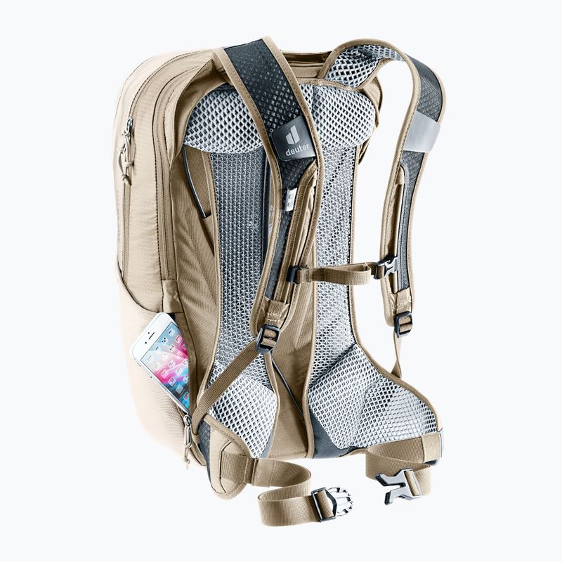 Cyklistický batoh deuter Race Air 14 + 3 l alu/greystone 7