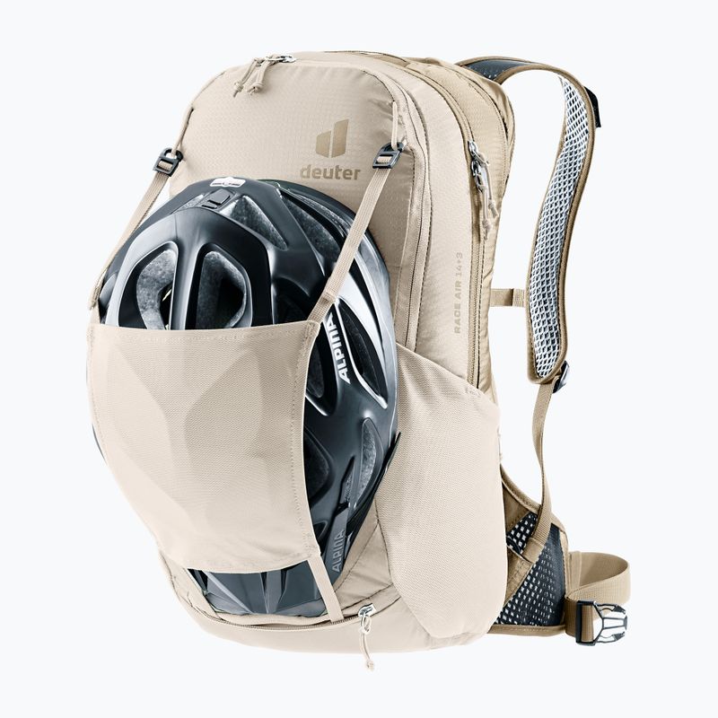 Cyklistický batoh deuter Race Air 14 + 3 l alu/greystone 10