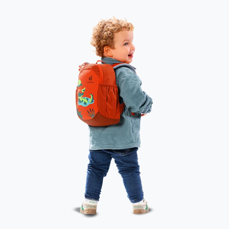 Detský turistický batoh deuter Pico flame/brick 7