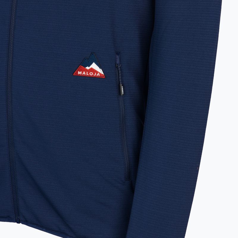 Maloja M'S MoosM pánska lyžiarska mikina navy blue 32253-1-8325 3