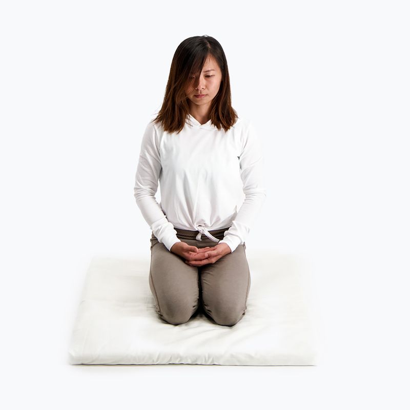 Meditačný vankúš JadeYoga Prolana Meditation Pad Zabuton natural 5