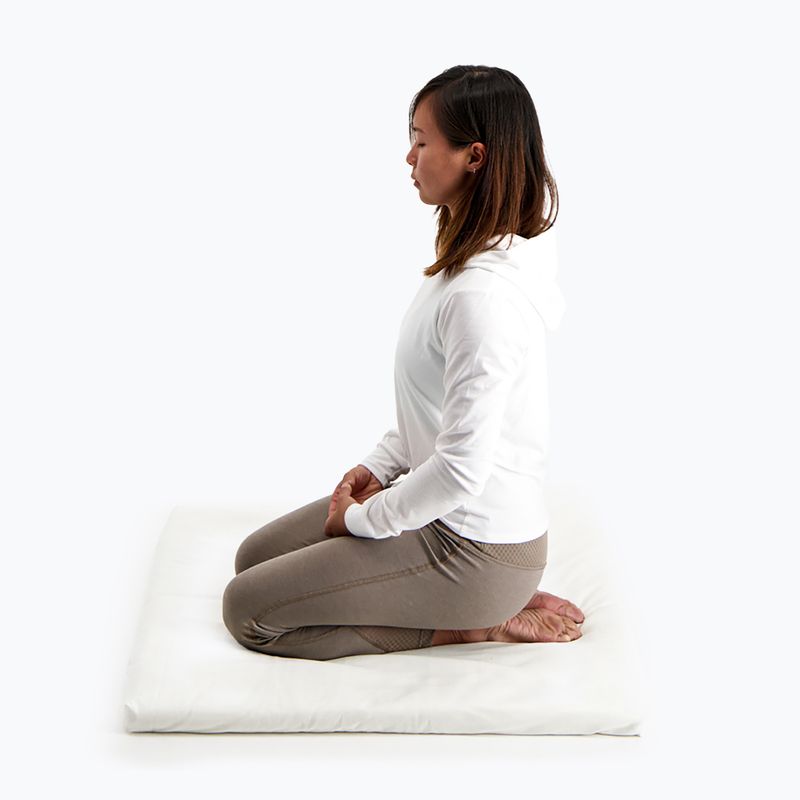 Meditačný vankúš JadeYoga Prolana Meditation Pad Zabuton natural 7