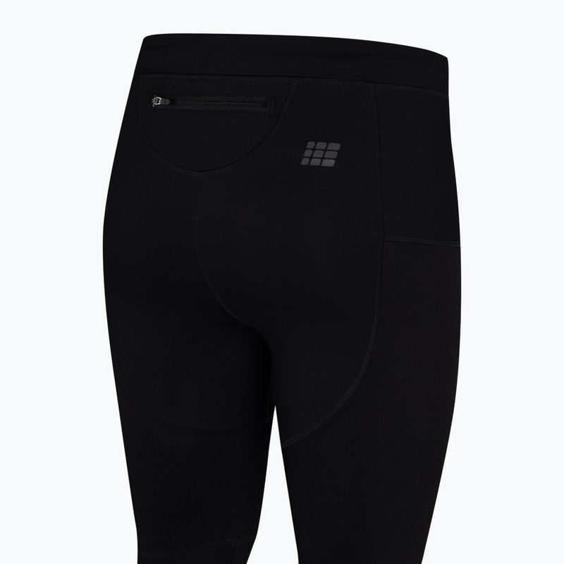 CEP pánske bežecké kompresné nohavice 3.0 black W0195C3 5