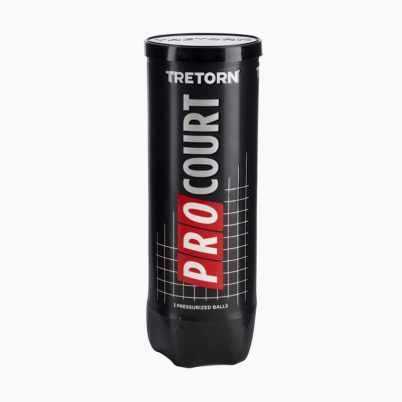 Tenisové loptičky Tretorn Pro Court 3 ks žlté 474186
