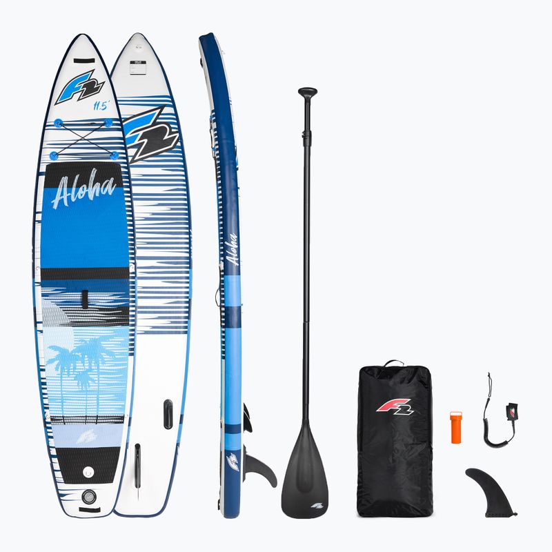 SUP doska F2 Aloha 11'4'' modrá 801694