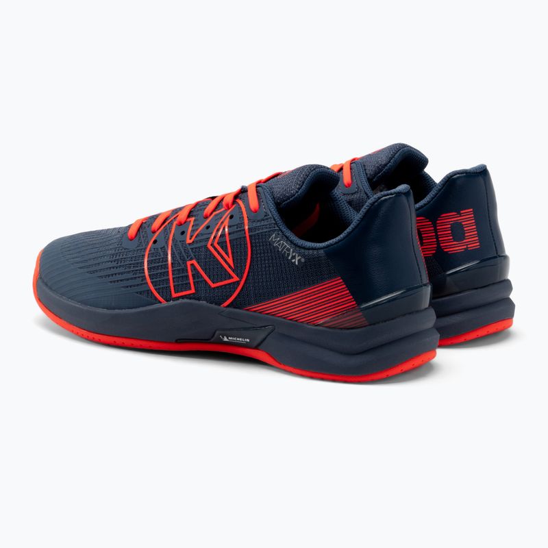 Kempa Attack Two 2.0 pánska hádzanárska obuv šedo-červená 200863001 3