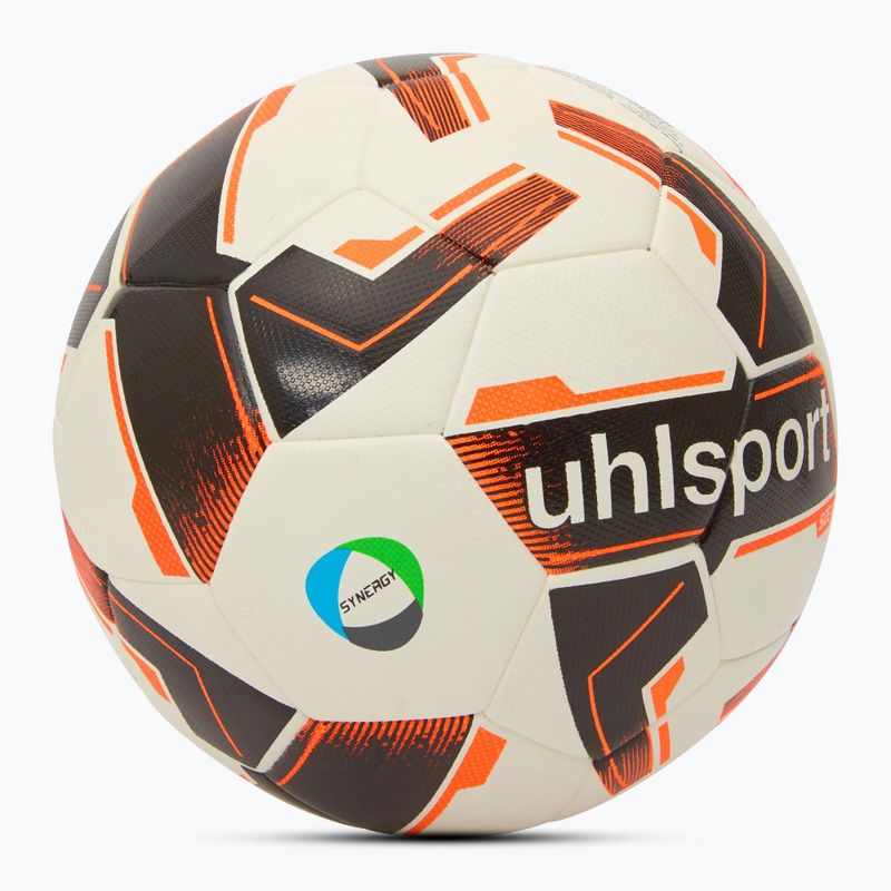 Futbalová lopta uhlsport Resist Synergy white/black/fluo orange v. 4 2