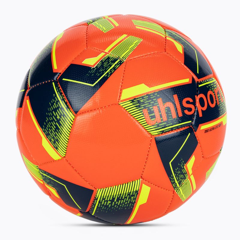 Futbalová lopta uhlsport Lite Soft 290 fluo red/navy/fluo yellow v. 5 2