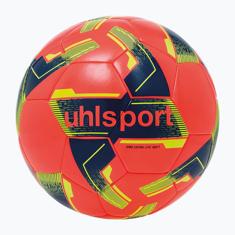 Futbalová lopta uhlsport Lite Soft 290 fluo red/navy/fluo yellow v. 5 4