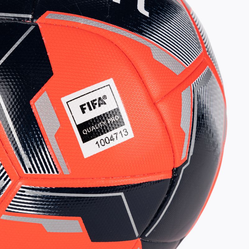Futbalová lopta uhlsport Match Addglue fluo red/navy/silver rozmiar 5 3