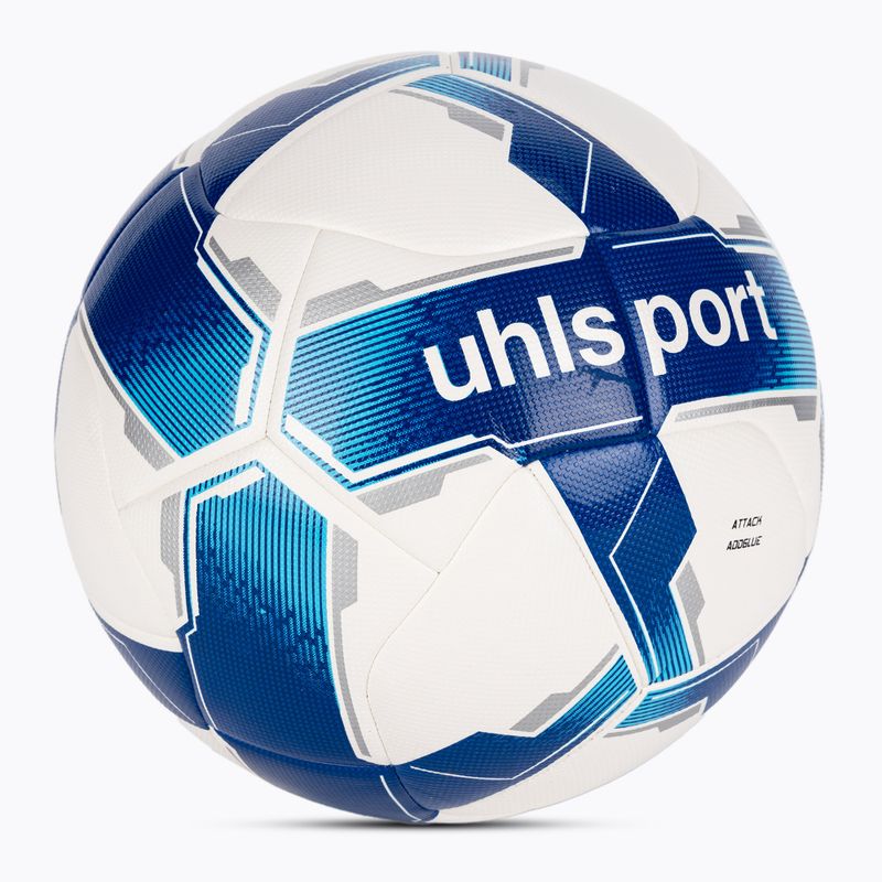 Futbalová lopta uhlsport Attack Addglue white/royal/blue v. 4 2