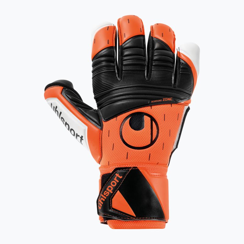 Uhlsport Super Resist+ Hn brankárske rukavice oranžovo-biele 1112731 5