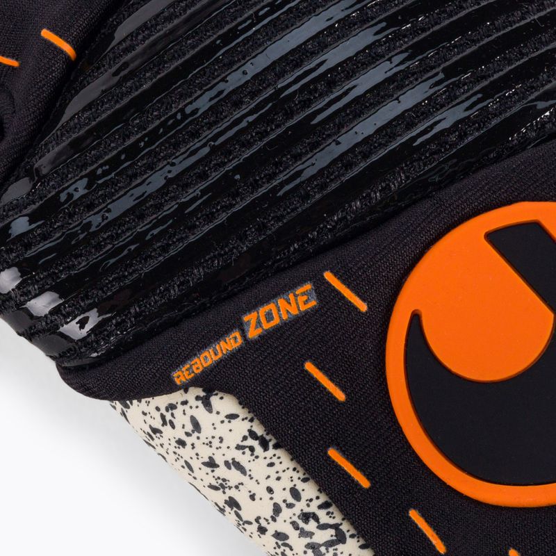 Uhlsport Speed Contact Supergrip+ Reflex brankárske rukavice čierno-biele 1112591 3