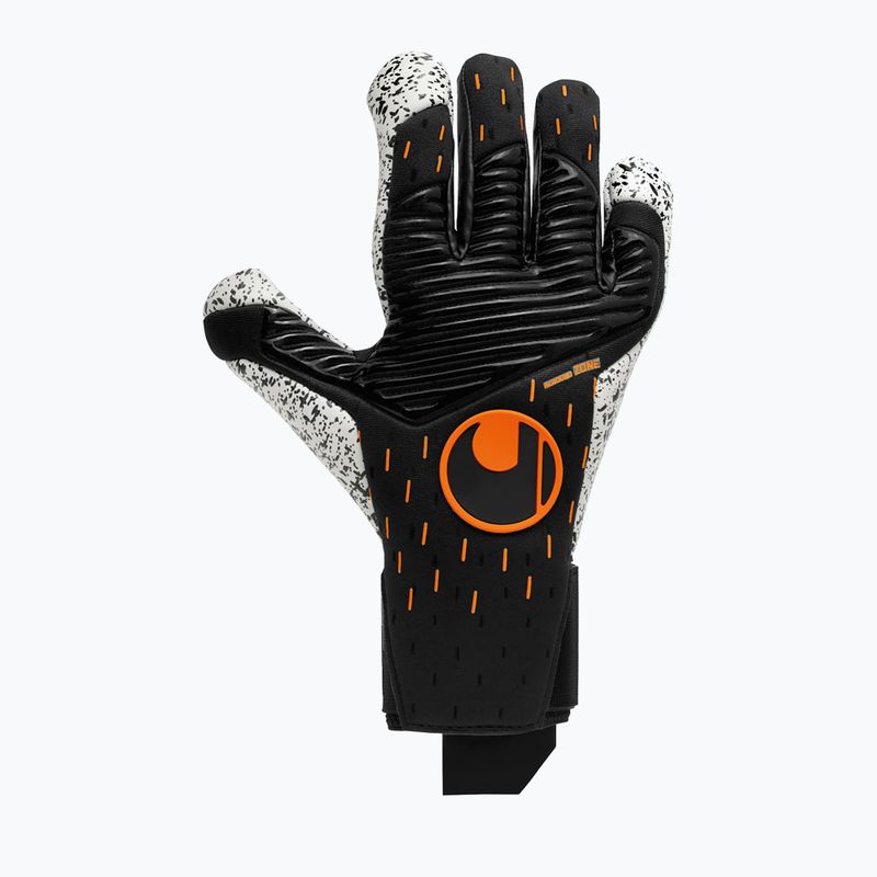 Uhlsport Speed Contact Supergrip+ Hn brankárske rukavice čiernobiele 1112611 5