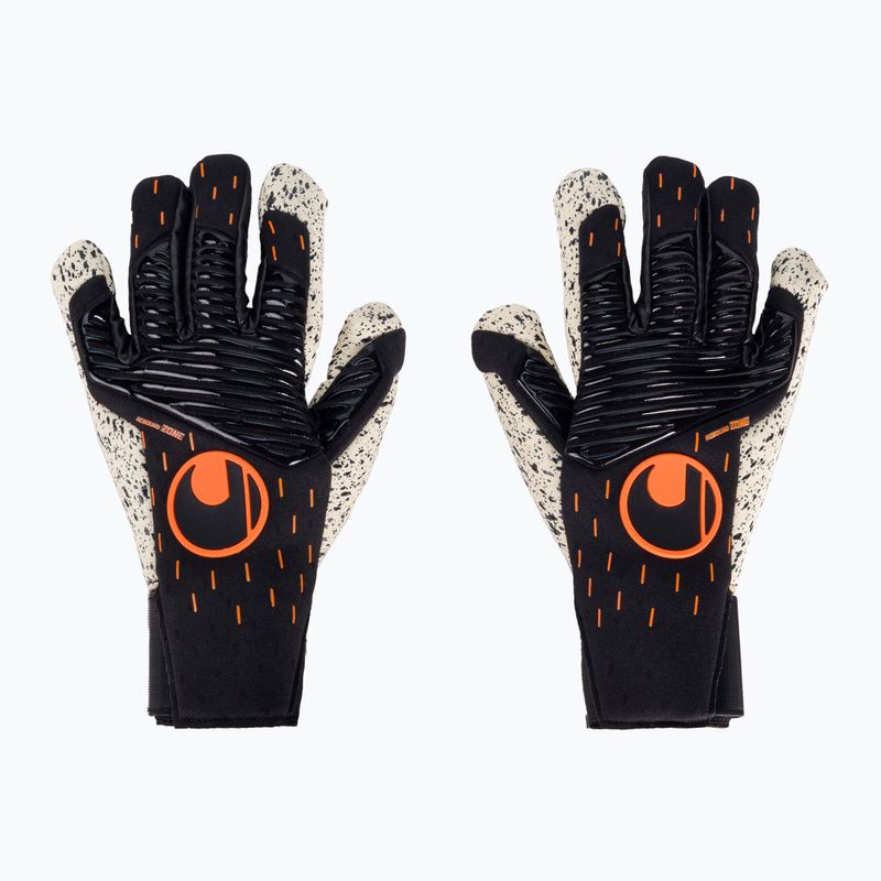 Uhlsport Speed Contact Supergrip+ Hn brankárske rukavice čiernobiele 1112611