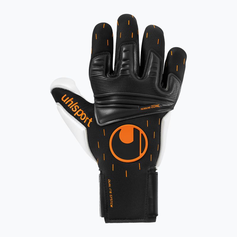 Uhlsport Speed Contact Absolutgrip Reflex brankárske rukavice čiernobiele 1112621 5