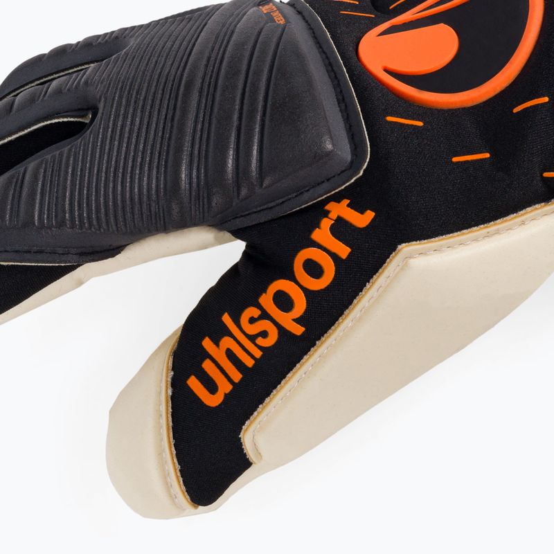 Uhlsport Speed Contact Absolutgrip Reflex brankárske rukavice čiernobiele 1112621 3