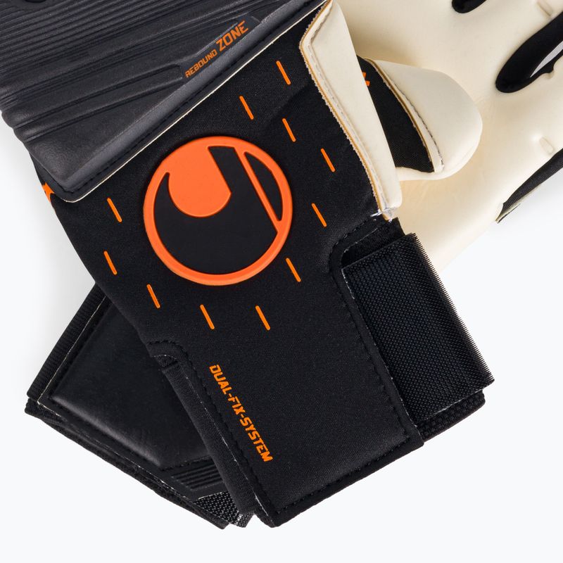 Uhlsport Speed Contact Absolutgrip Reflex brankárske rukavice čiernobiele 1112621 4