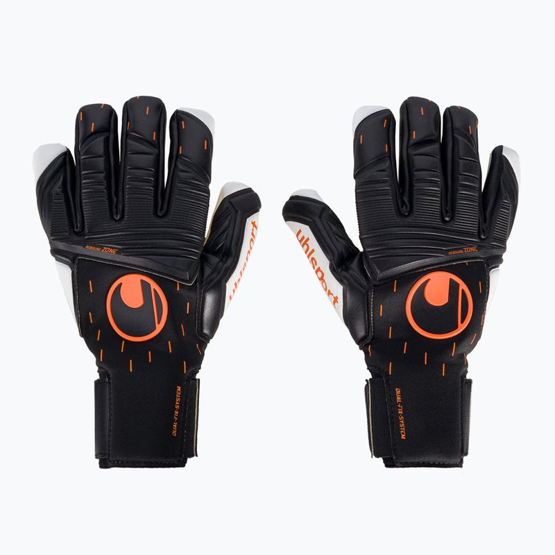 Uhlsport Speed Contact Absolutgrip Hn brankárske rukavice čiernobiele 1112641