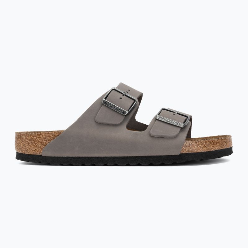 Šľapky BIRKENSTOCK Arizona Soft Footbed Oiled Leather Regular iron 2