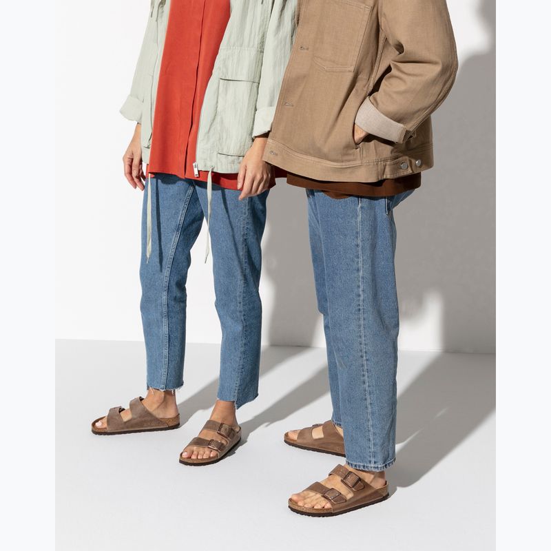 BIRKENSTOCK Arizona SFB LEOI Úzke tabakovo hnedé obuv 3