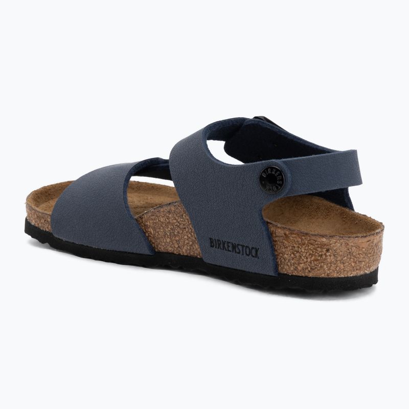 Detské sandále BIRKENSTOCK New York Birkibuc Narrow navy 3
