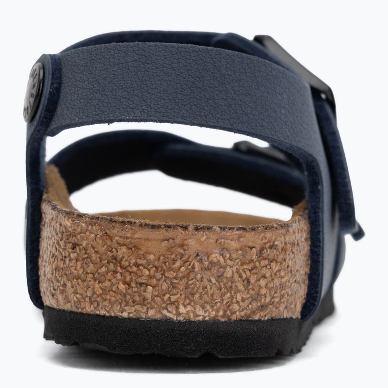 Detské sandále BIRKENSTOCK New York Birkibuc Narrow navy 6