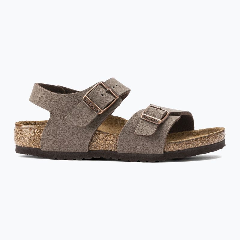 Detské sandále BIRKENSTOCK New York Birkibuc Narrow mocha 9
