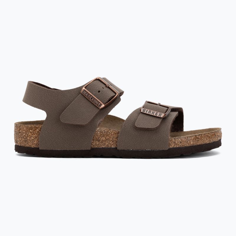 Detské sandále BIRKENSTOCK New York Birkibuc Narrow mocha 2