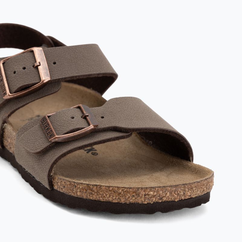 Detské sandále BIRKENSTOCK New York Birkibuc Narrow mocha 7