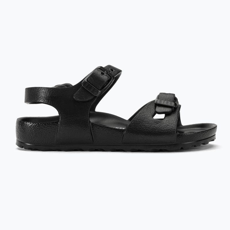 BIRKENSTOCK Rio EVA Úzke detské sandále čierne 2