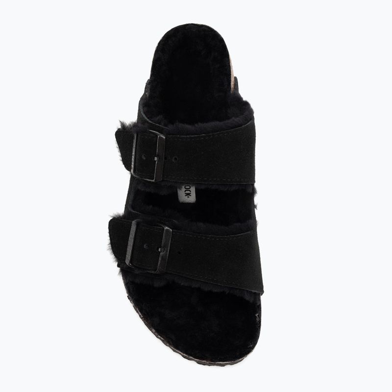Šľapky BIRKENSTOCK Arizona Shearling SL Regular black 5