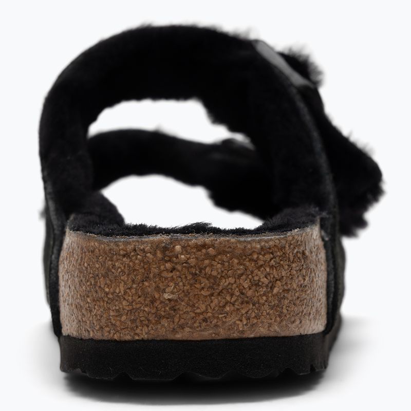 Šľapky BIRKENSTOCK Arizona Shearling SL Regular black 6