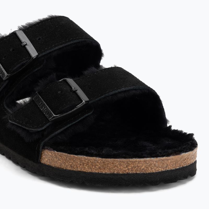 Šľapky BIRKENSTOCK Arizona Shearling SL Regular black 7