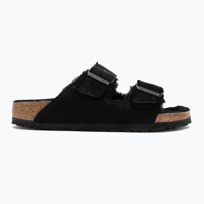 Šľapky BIRKENSTOCK Arizona Shearling SL Narrow black 2