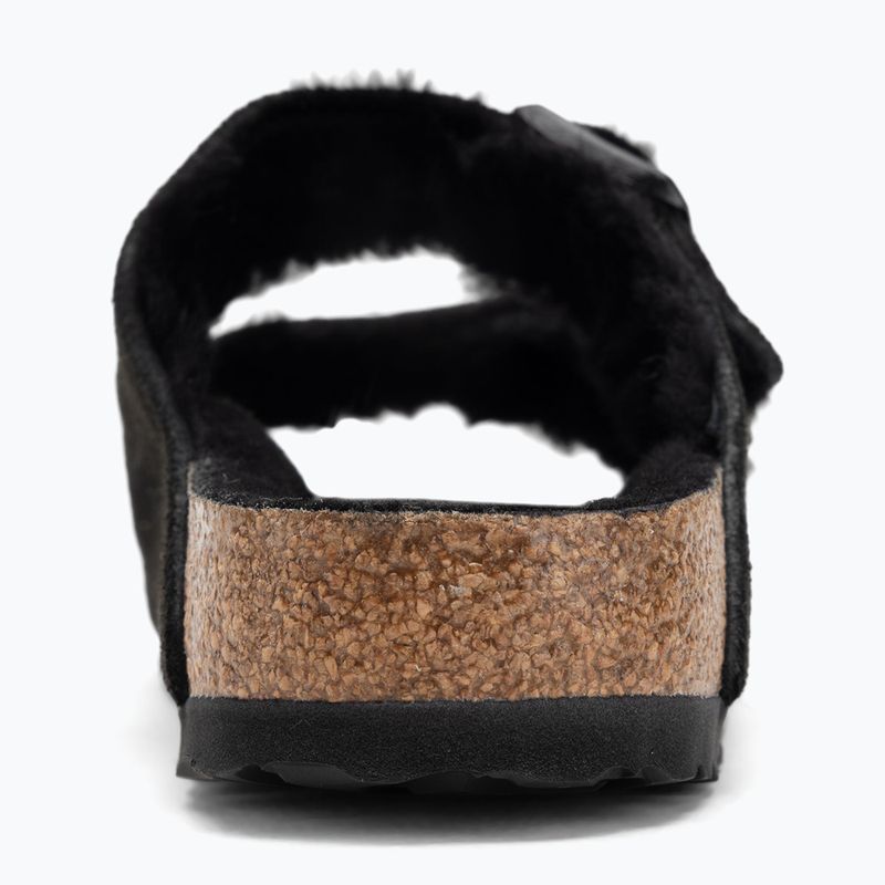 Šľapky BIRKENSTOCK Arizona Shearling SL Narrow black 6