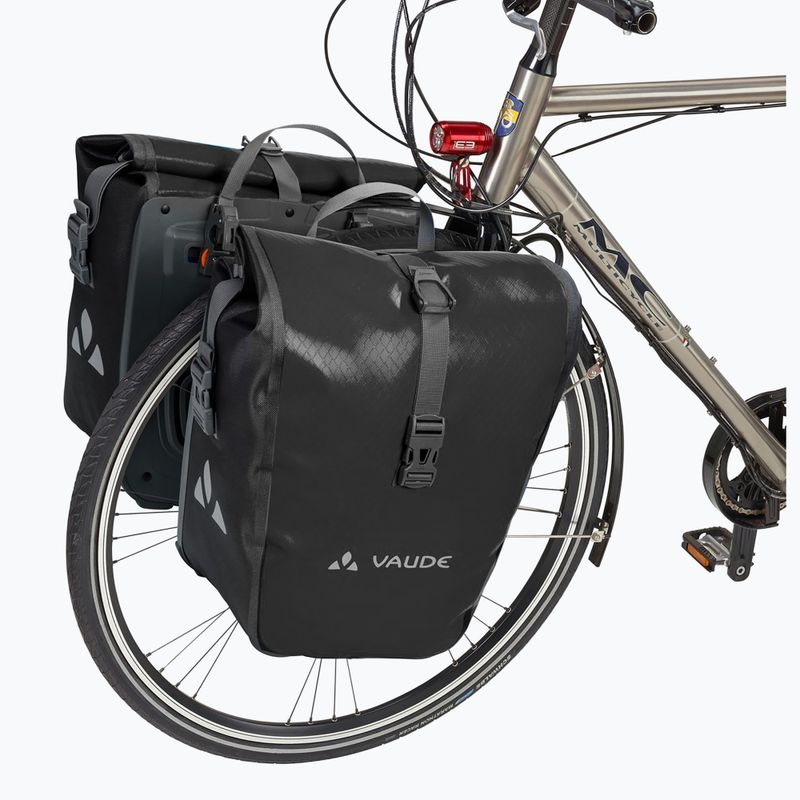 Batohy na bicykel VAUDE Aqua Front 28 l čierne na nosiče 4
