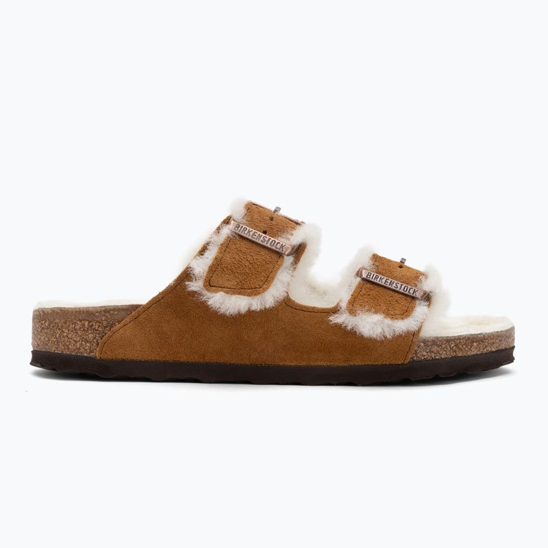Šľapky BIRKENSTOCK Arizona Shearling SL Regular mink 2