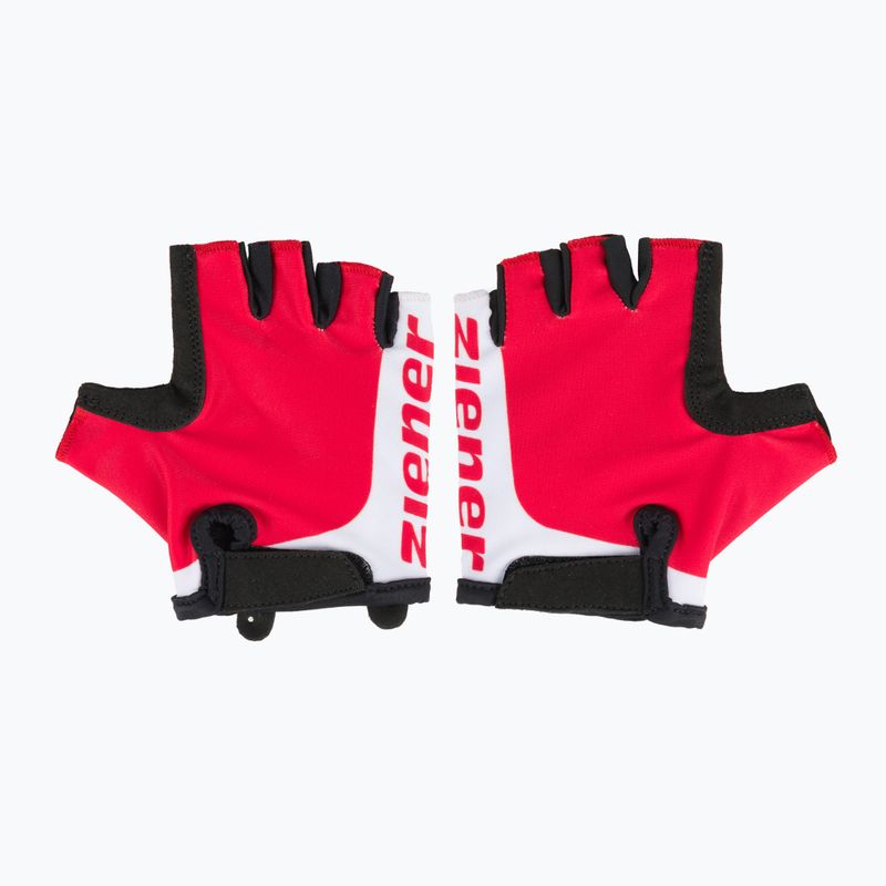 ZIENER MTB Corrie Junior detské cyklistické rukavice červené Z-178535 2