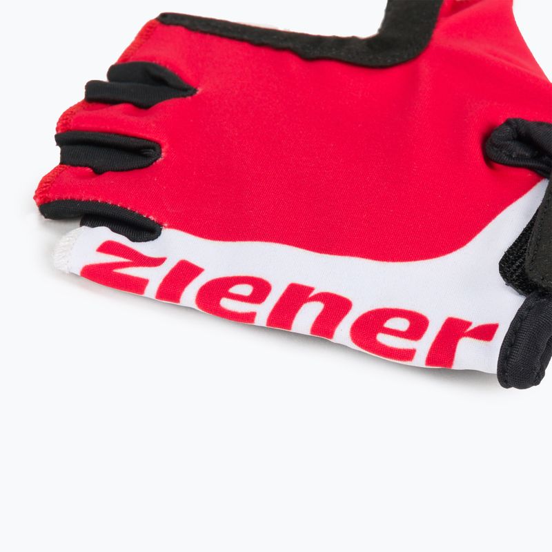 ZIENER MTB Corrie Junior detské cyklistické rukavice červené Z-178535 4