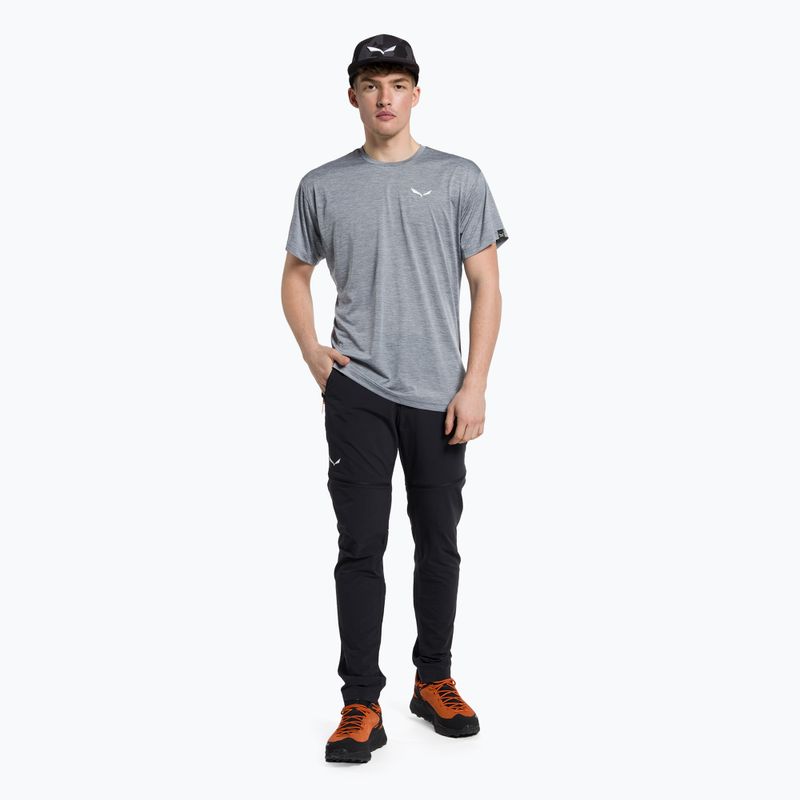 Salewa pánske trekingové tričko Puez Melange Dry grey 00-0000026537 2