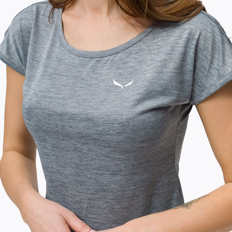 Dámske trekingové tričko Salewa Puez Melange Dry grey 00-0000026538 4