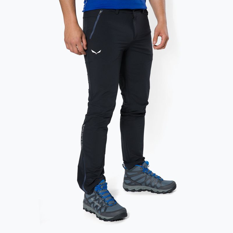 Pánske softshellové nohavice Salewa Pedroc 3 DST black 00-0000026955