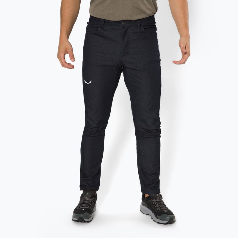 Salewa pánske lezecké nohavice Agner Denim 2 black 00-0000027876