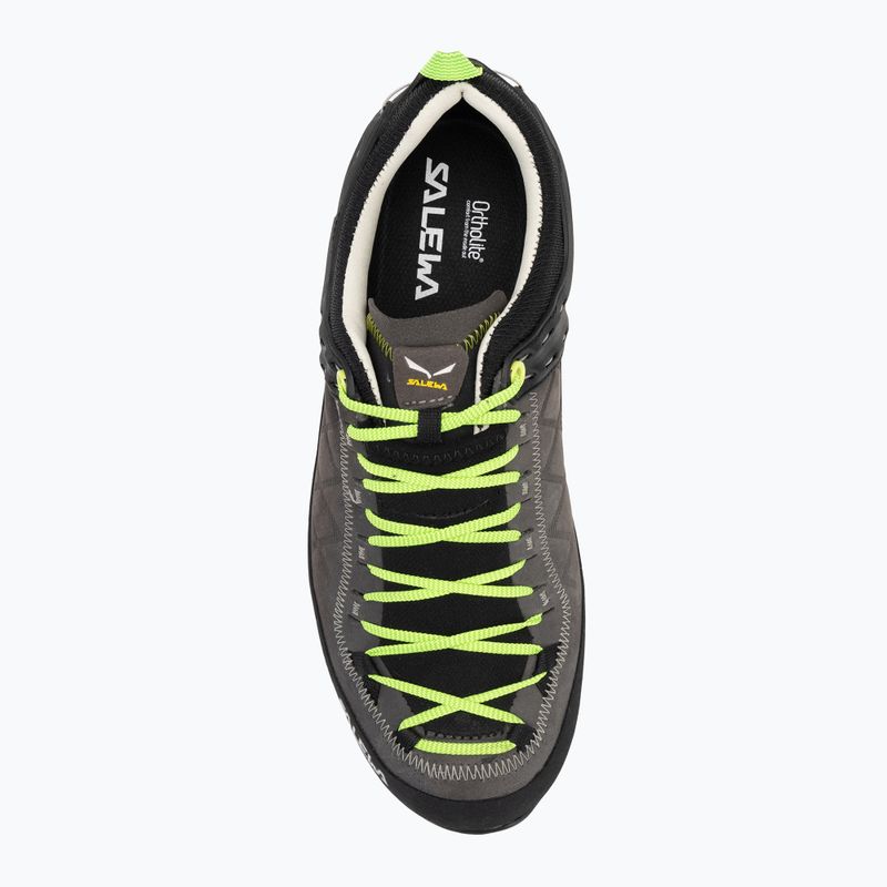 Pánske trekové topánky Salewa MS MTN Trainer 2L smoked/fluo green 5