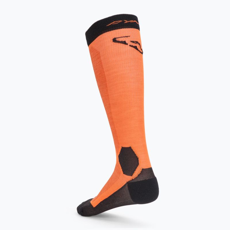 Lyžiarske ponožky DYNAFIT Tour Warm Merino shocking orange 2