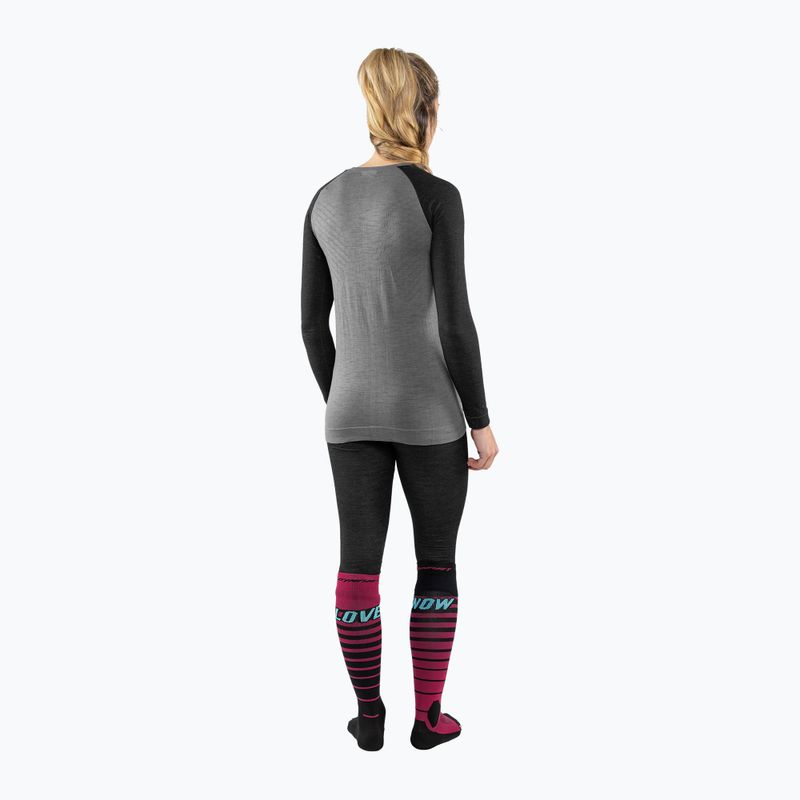 Dámska termoaktívna mikina DYNAFIT Tour Light Merino black out 3